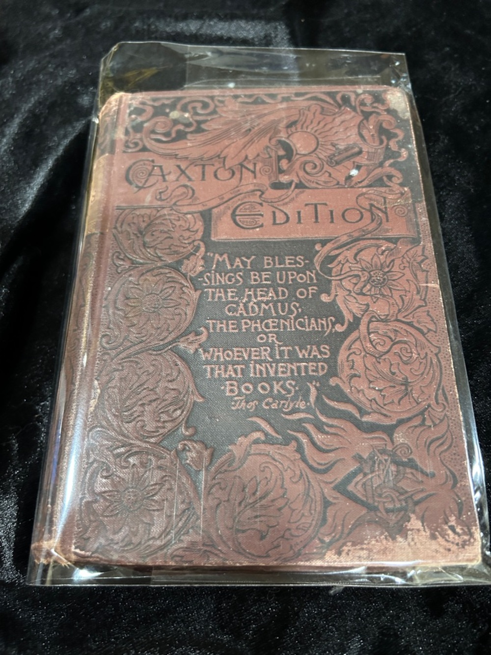 Vintage Edition Decorative Brown Hardcover Book Three Feathers